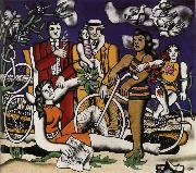 Fernard Leger Paid homage to the David oil painting